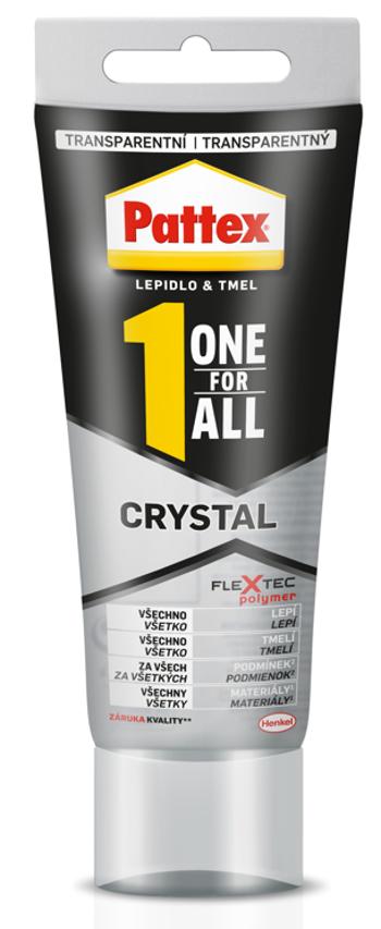 PATTEX ONE FOR ALL CRYSTAL - Číre montážne lepidlo 0,09 kg