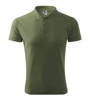 MALFINI Pánska polokošeľa Pique Polo - Khaki | XXL