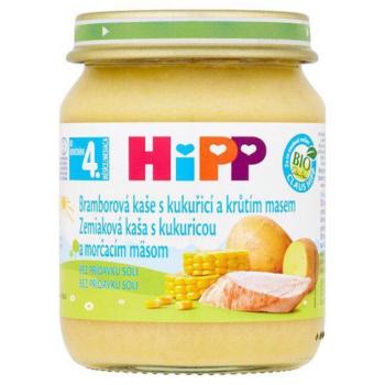 HiPP BIO Zemiaky a kukurica s morčacím mäsom 125 g