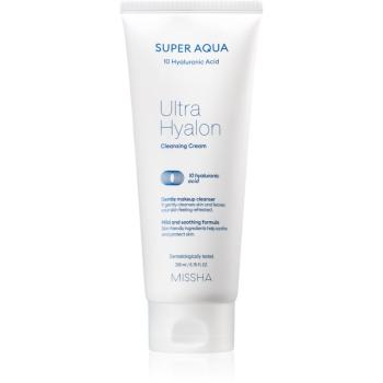 Missha Super Aqua 10 Hyaluronic Acid hydratačný čistiaci krém 200 ml