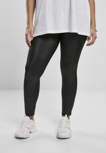 Urban Classics Ladies Imitation Leather Leggings black - XL