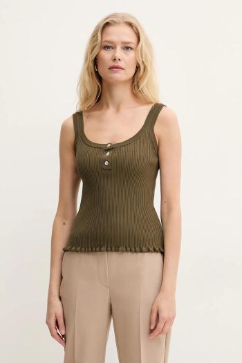 Top Silvian Heach ZAUKA dámske, zelená farba, GPP25035TO