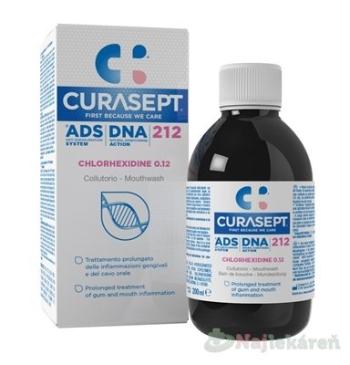 CURASEPT ADS 212 DNA 0,12% ústna voda 200 ml