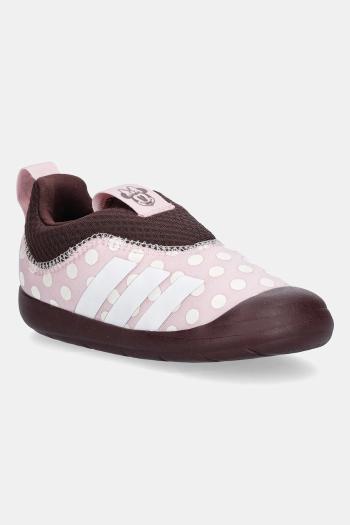 Detské tenisky adidas MONOFIT MINNIE ružová farba, JP7678