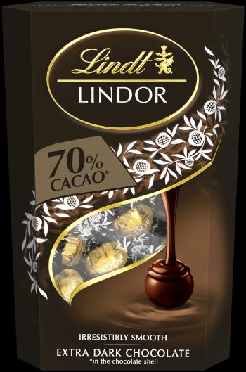 LINDT Lindor pralinky Horká čokoláda 70% 337 g