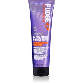 Fudge Everyday Clean Blonde Damage Rewind Shampoo jemný šampón na každodenné použitie pre blond a melírované vlasy 250 ml