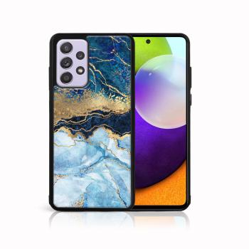 MY ART Silikónový kryt Samsung Galaxy A52 / A52s / A52 5G BLUE MARBLE (141)