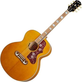 Epiphone Masterbilt J-200 Aged Natural Antique Elektroakustická gitara Jumbo