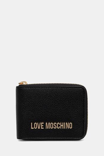 Peňaženka Love Moschino dámska, čierna farba, JC5639PP1NLD0000