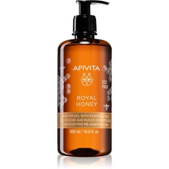 Apivita Royal Honey Creamy Shower Gel hydratačný sprchový gél s esenciálnymi olejmi 500 ml