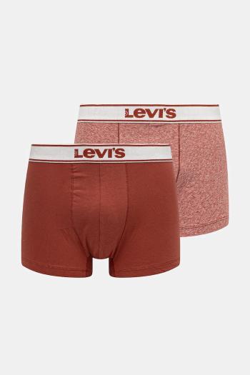 Boxerky Levi's 2-pak červená farba, 37149-1094