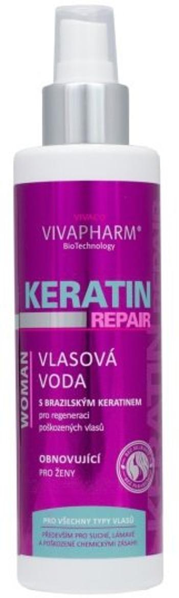 VIVAPHARM Keratínová vlasová voda obnovujúca pre ženy 200 ml