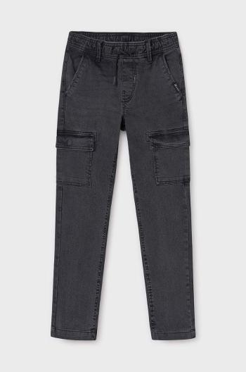 Detské rifle Mayoral denim jogger cargo 7534