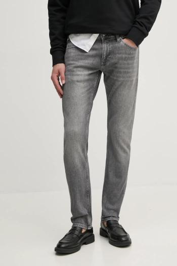 Rifle Calvin Klein Jeans pánske, šedá farba, J30J327157