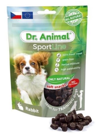 Maškrta Dr. Animal Sportline králik 100g