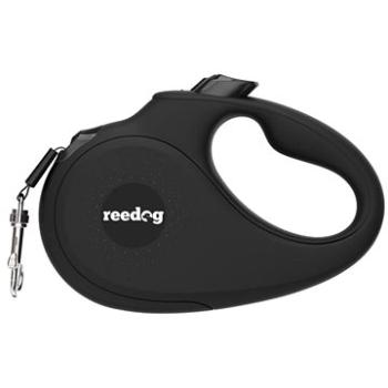 Reedog Senza Basic samonavíjacie vodítko S 15 kg / 5 m páska / čierne (8596067302086)