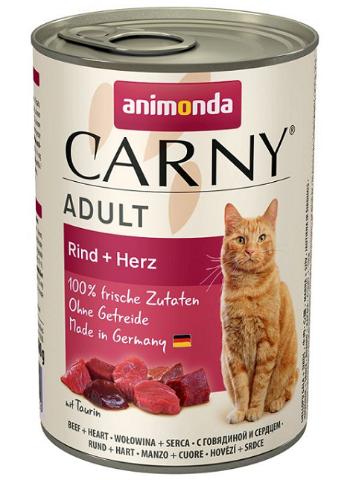 Animonda CARNY® cat Adult hovädzie a srdiečka 6 x 400g konzerva