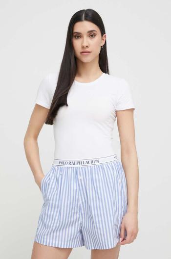 Plážové tričko Polo Ralph Lauren biela farba, 4P3005