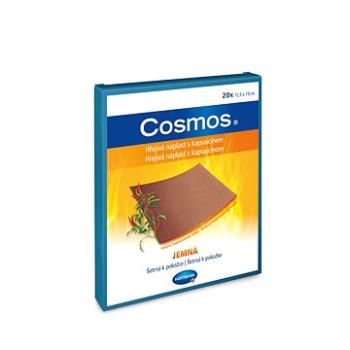 COSMOS Hrejivá na bolesť chrbta, jemná s kapsaicínom 20 ks 12,5 × 15 cm (4049500194907)