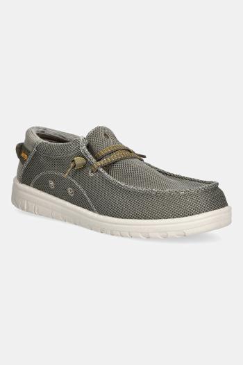 Poltopánky Jeep SAMOA WALLABEE KNIT zelená farba, JM51030A