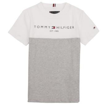 Tommy Hilfiger  ESSENTIAL COLORBLOCK TEE S/S  Tričká s krátkym rukávom Biela