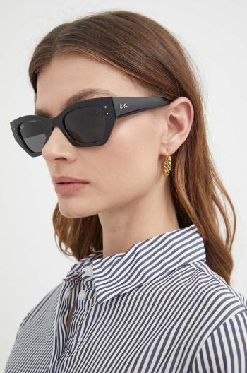 Slnečné okuliare Ray-Ban dámske, čierna farba, 0RB4430