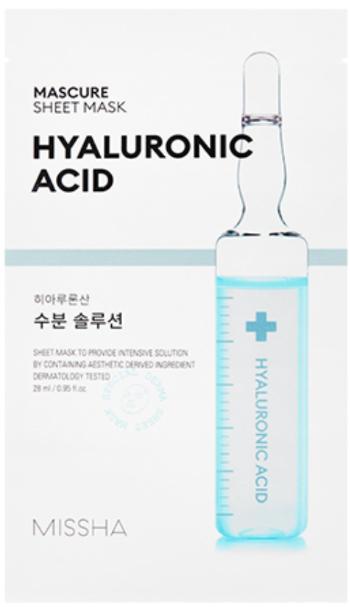 Missha Hydratačná pleťová maska Mascure Hyaluronic Acid (Sheet Mask) 27 ml