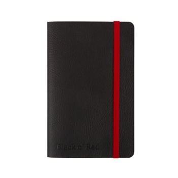 OXFORD Black n´Red Journal A6, 72 listov, linkovaný, ohybné dosky (400051205)