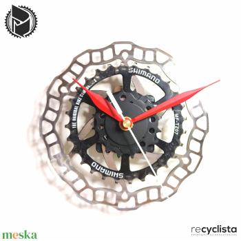 recyclock MES-045 - falióra újrahasznosított kerékpár alkatrészekből - féktárcsa