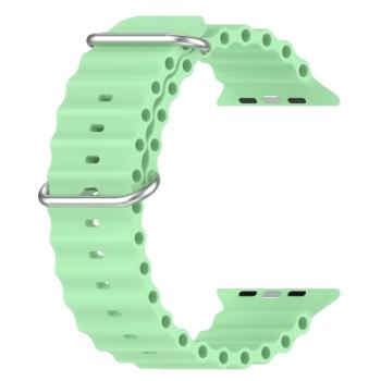 OCEAN Remienok pre Apple Watch Ultra 1 / 2 (49mm) / 9 / 8 / 7 (45mm) / 6 / SE / 5 / 4 (44mm) / 3 / 2 / 1 (42mm) svetlozelený