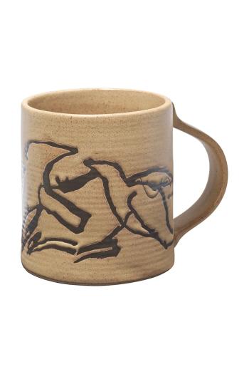 Hrnček ferm LIVING Vuelo Mug 300 ml béžová farba