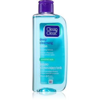 Clean & Clear Deep Cleansing hĺbková čistiaca pleťová voda pre citlivú pleť 200 ml