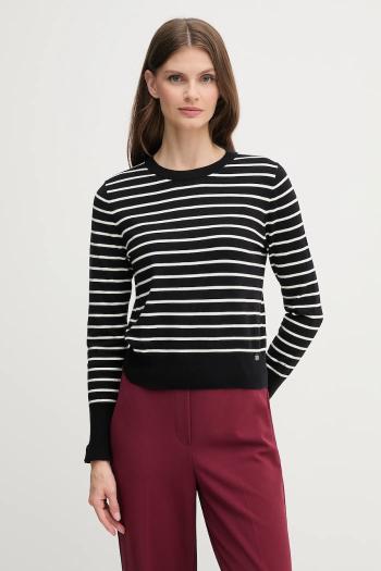 Sveter Dkny čierna farba, ľahký, DJ5R0655