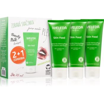 Weleda Skin Food univerzálny výživný krém s bylinkami pre veľmi suchú pokožku 3x75 ml