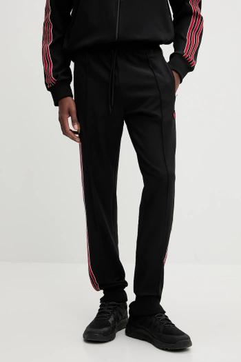 Tepláky adidas Originals Manchester United čierna farba, s nášivkou, JF0359