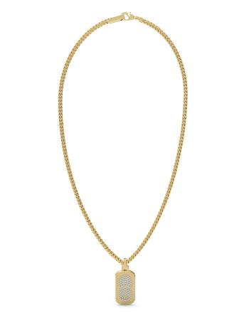 Guess Pánsky pozlátený náhrdelník z ocele Sailor Knot JUMN05017JWSTBKT/U