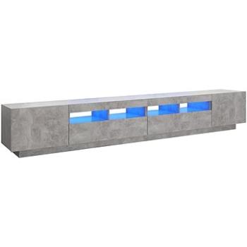 SHUMEE s osvetlením LED betónovosivý 260 × 35 × 40 cm (3081919)