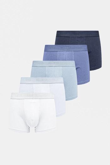 Boxerky Hollister Co. 5-pak pánske, tmavomodrá farba, KI314-4004