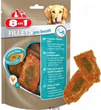 Treats 8in1 Fillets pro breath S 80g + Množstevná zľava