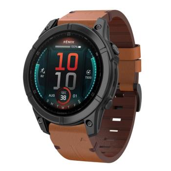 SYNTHETIC Remienok pre Garmin Fenix 8 43mm tmavohnedý