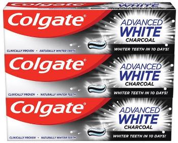 COLGATE Advanced White Charcoal Zubná pasta 3 x 75 ml