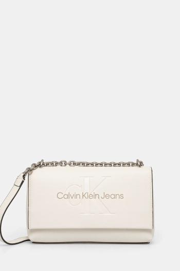 Kabelka Calvin Klein Jeans béžová farba, K60K612221