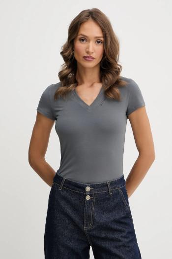 Tričko Armani Exchange dámske, šedá farba, XW001355 AF16294