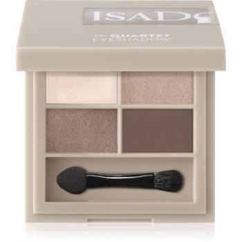IsaDora The Eyeshadow Quartet paletka očných tieňov odtieň 04 Cappuccino 3.5 g