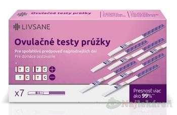 LIVSANE Ovulačný test prúžky 7 ks