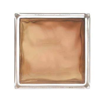 Luxfera Glassblocks bronz 19x19x8 cm lesk 1908WBUR