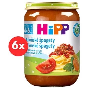 HiPP BIO Špagety v bolonskej omáčke - 6x 190g (4062300347205)