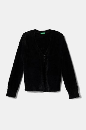 Detský sveter United Colors of Benetton čierna farba, 19BAC601L