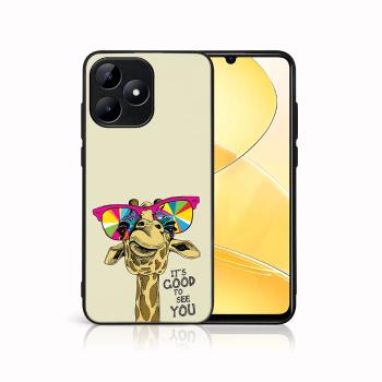 MY ART Ochranný kryt pre Realme C51 GIRAFFE (180)