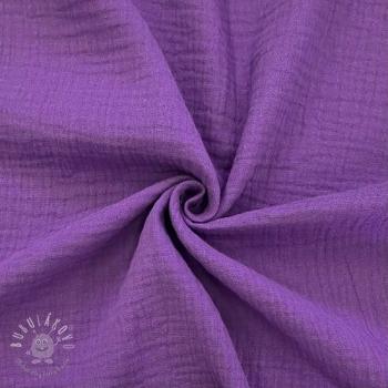 Dvojitá gázovina/mušelín violet